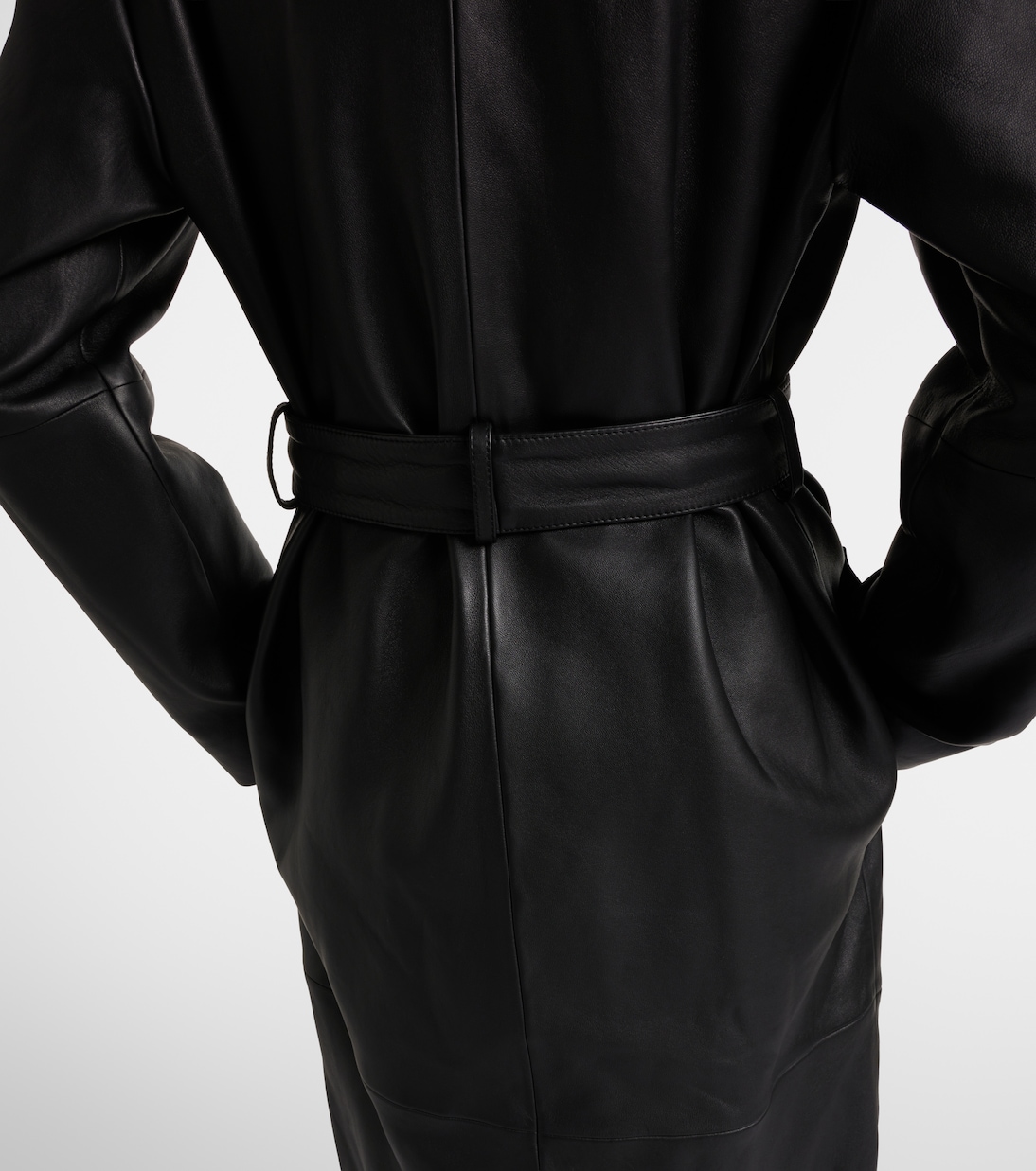 Mantel aus Leder | Toteme