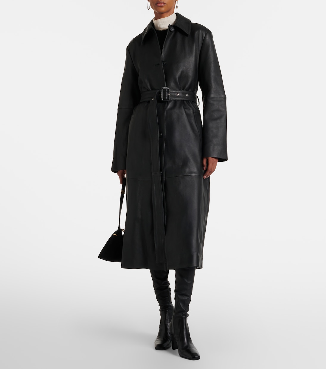 Mantel aus Leder | Toteme