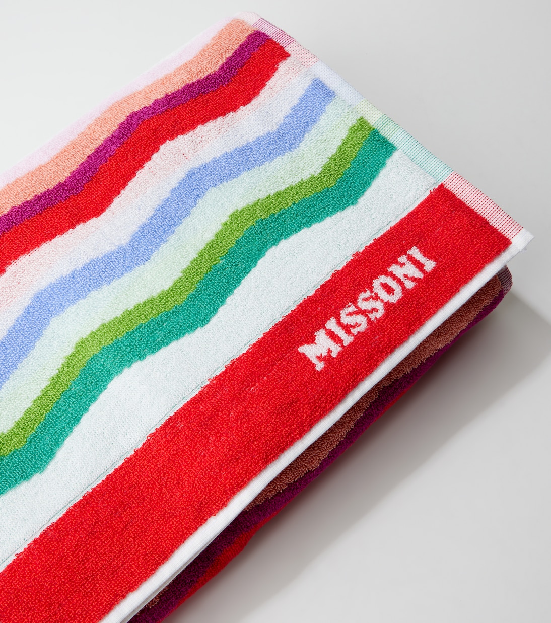 Toalla de playa Wave de rizo de algodón | Missoni