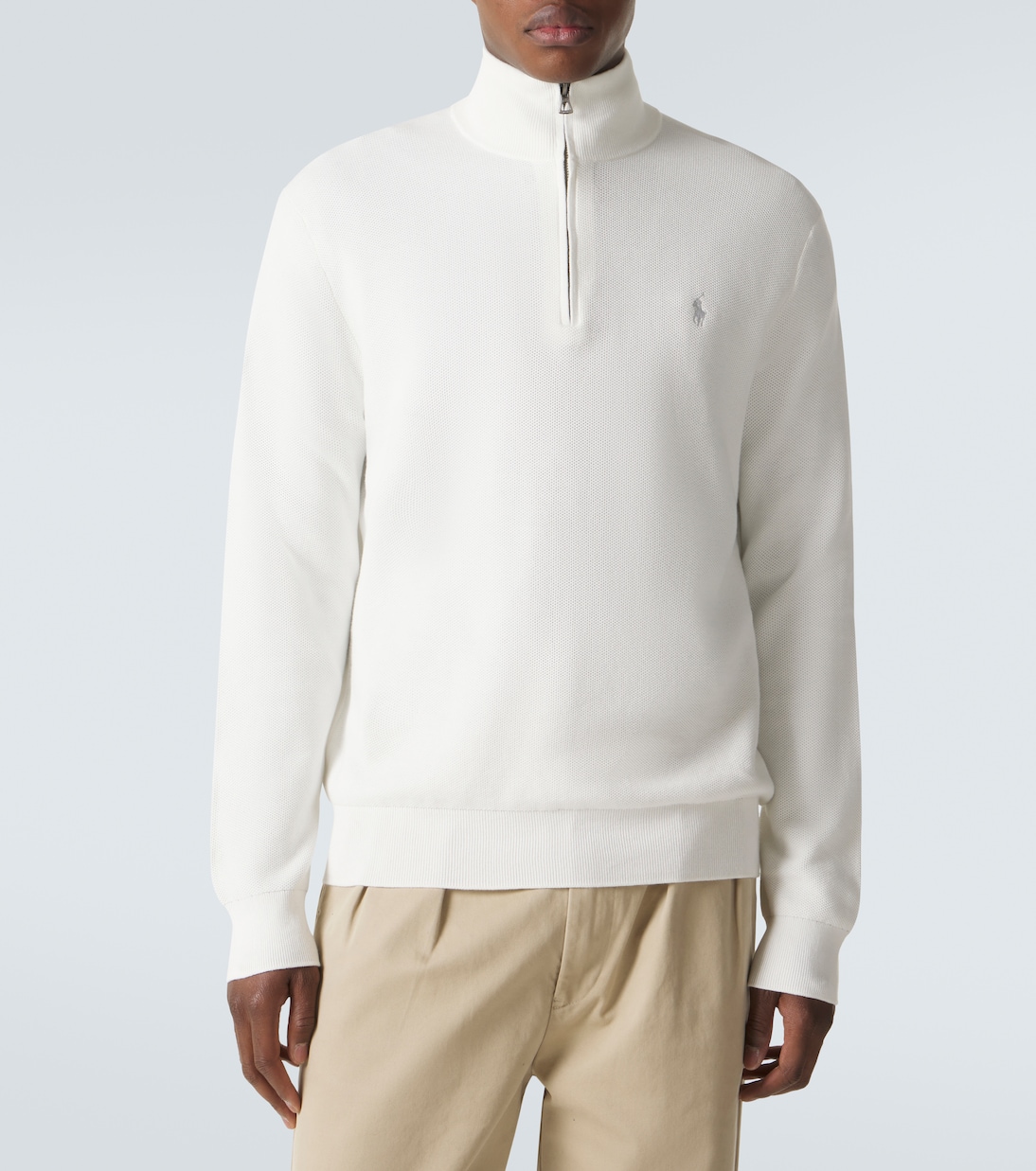 Logo cotton half-zip sweater | Polo Ralph Lauren