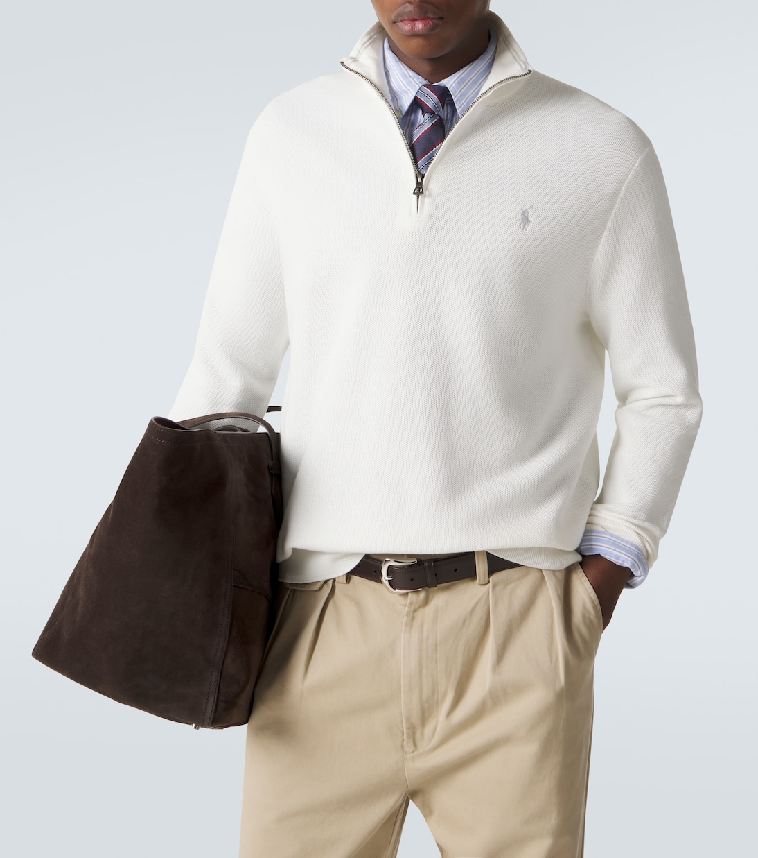 Logo cotton half-zip sweater | Polo Ralph Lauren