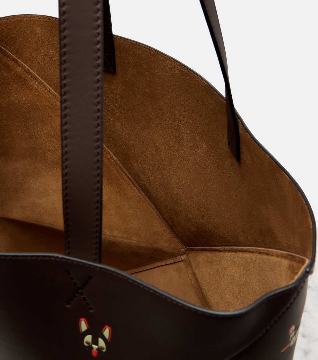 X Louis Wain – Sac Puzzle Fold Cats en cuir | Loewe