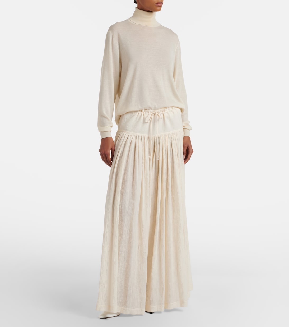 Berenice cotton muslin wide-leg pants | The Row