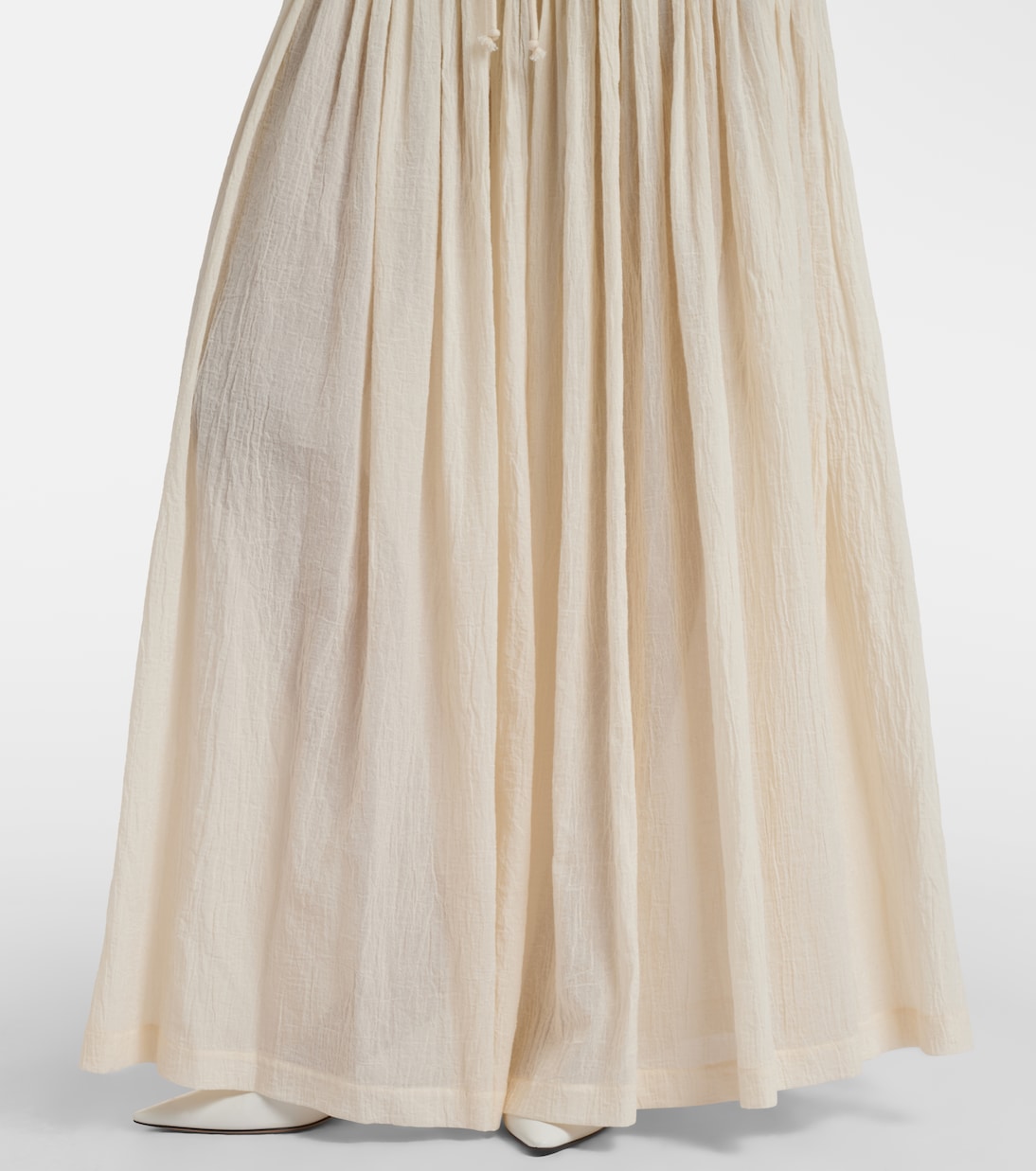 Berenice cotton muslin wide-leg pants | The Row
