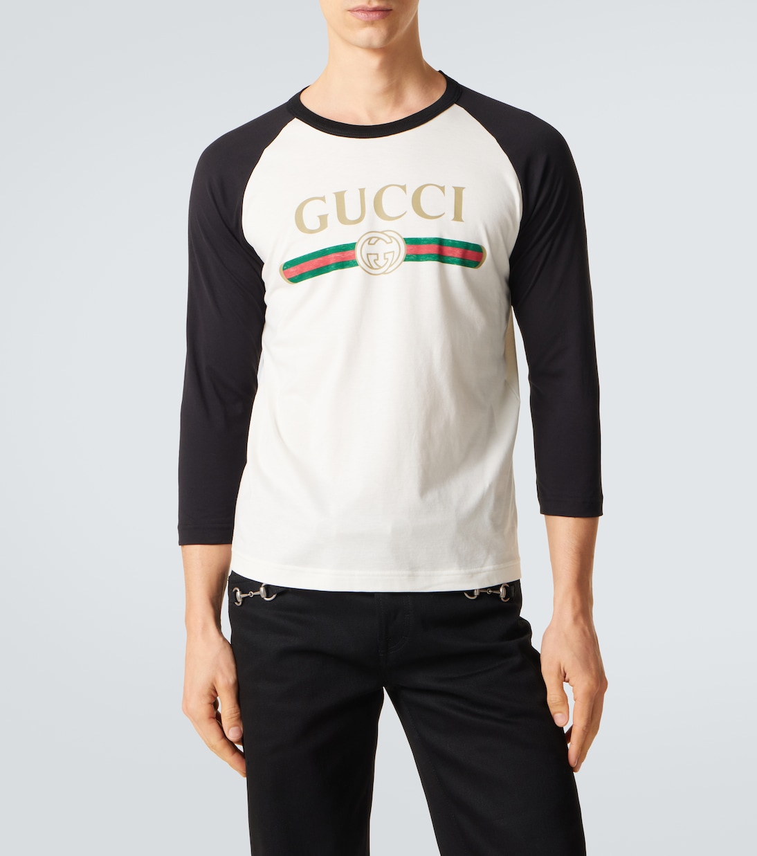 Longsleeve aus Baumwolle und Seide | Gucci