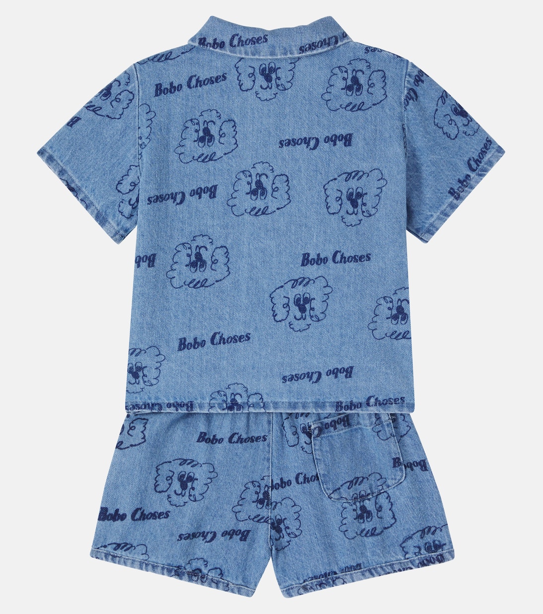 Baby Set Pickles The Dog aus Hemd und Shorts | Bobo Choses