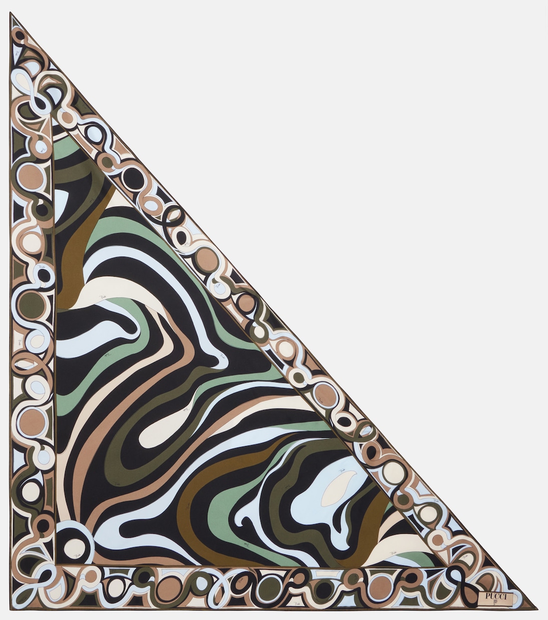 Marmo silk twill scarf | Pucci