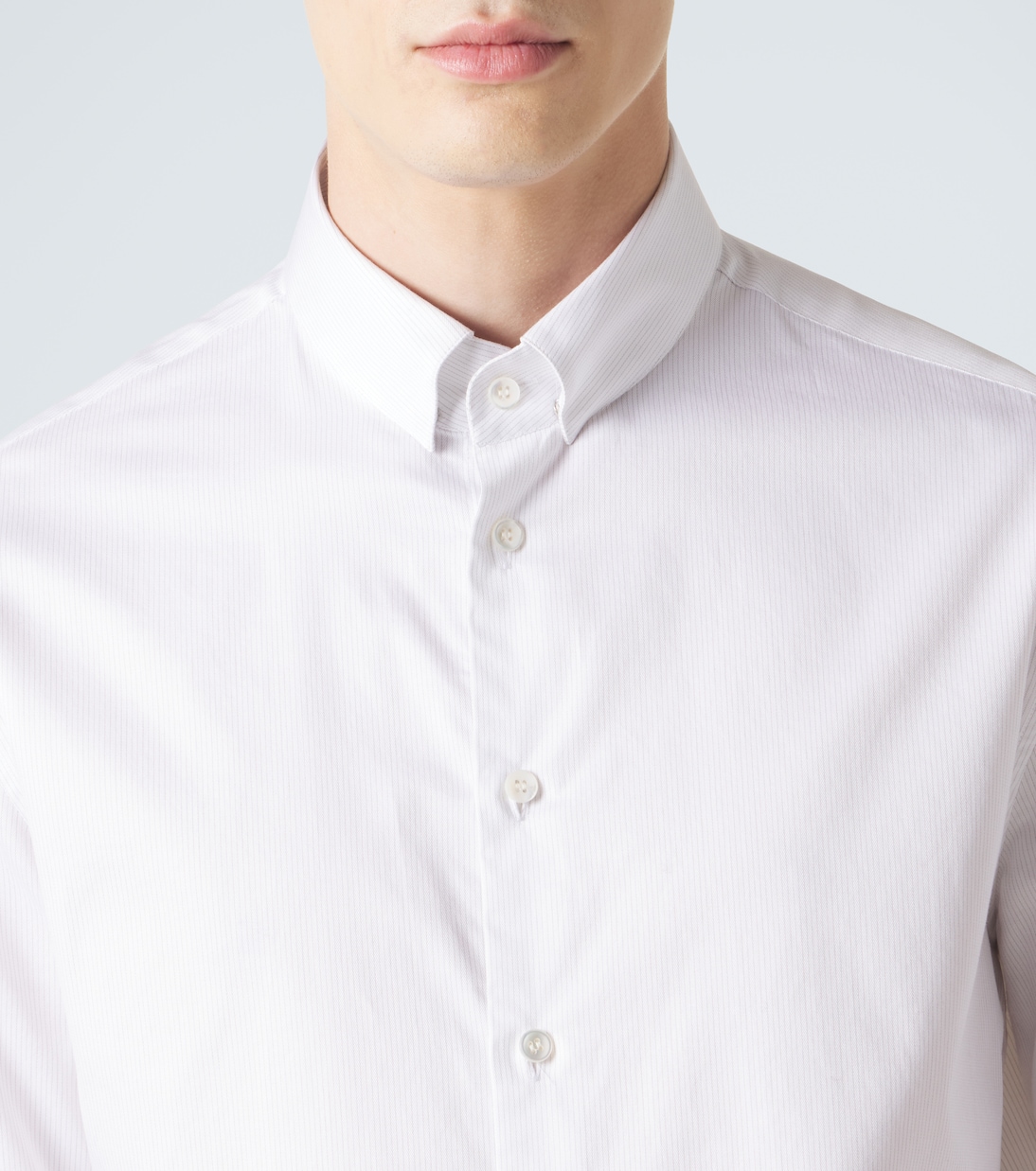 Pinstripe cotton shirt | Giorgio Armani