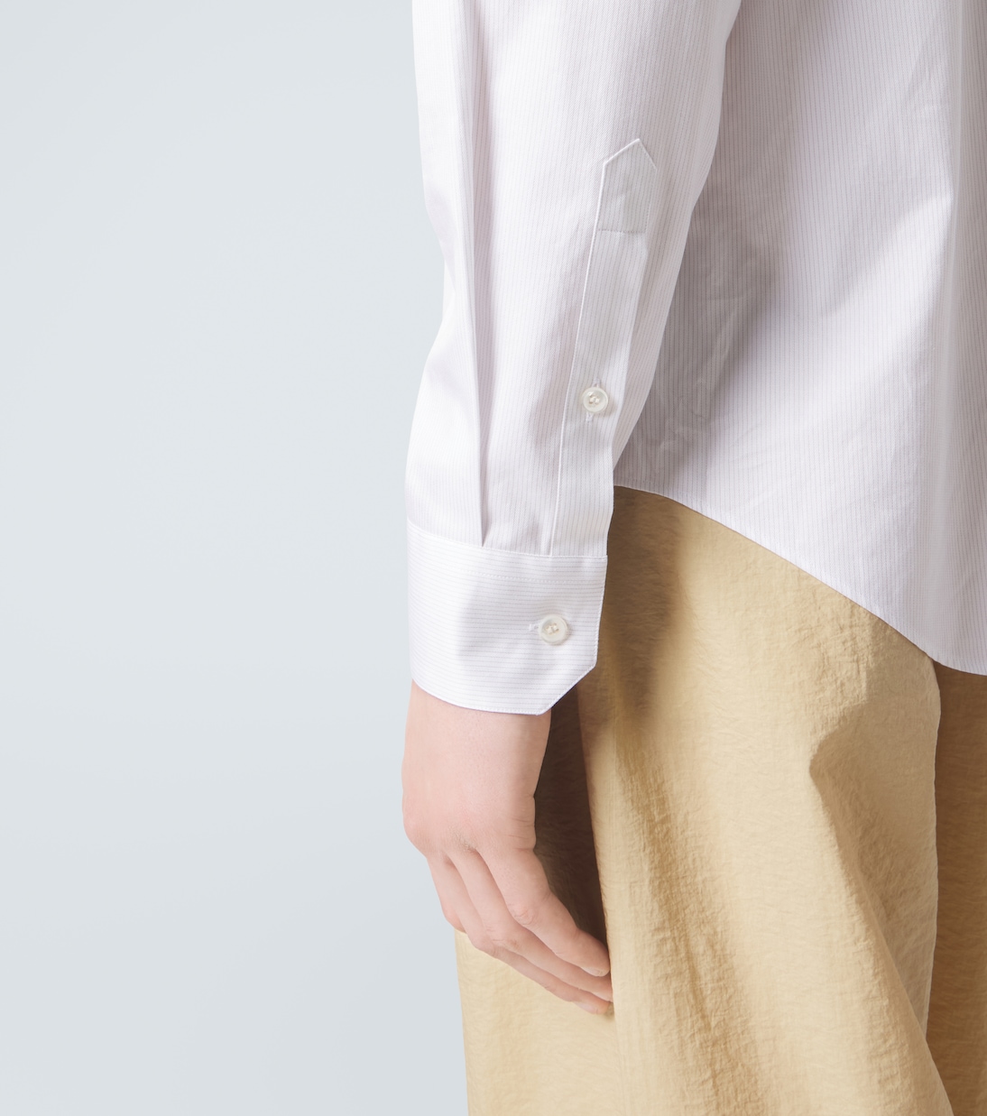 Pinstripe cotton shirt | Giorgio Armani