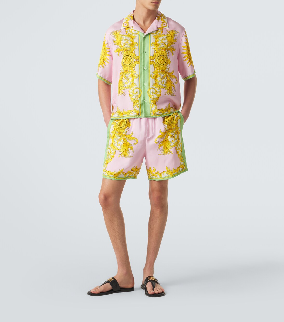 Printed silk shirt | Versace