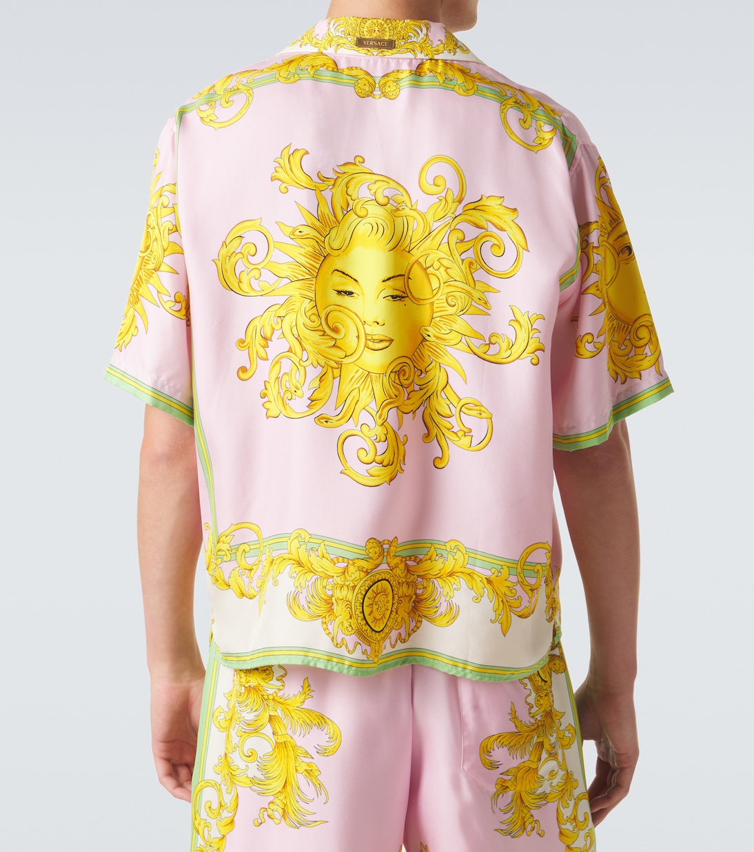 Printed silk shirt | Versace
