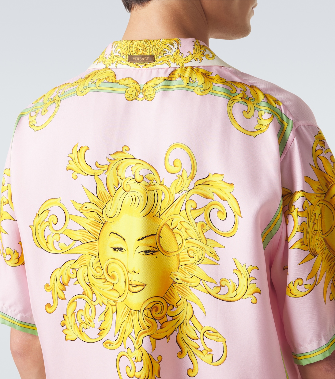Printed silk shirt | Versace