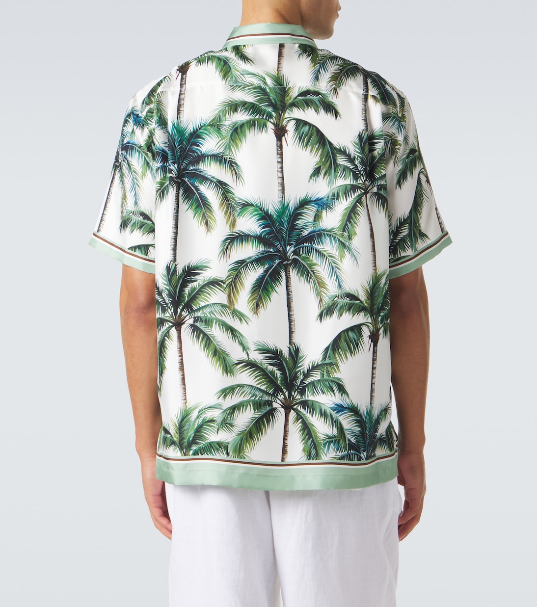 Bedrucktes Hemd aus Seiden-Twill | Dolce&Gabbana