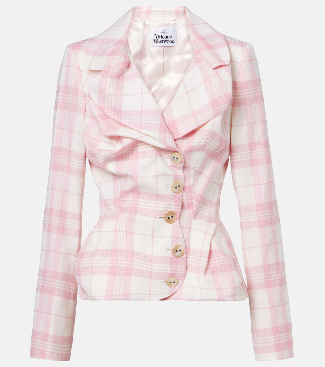 Checked wool-blend blazer | Vivienne Westwood