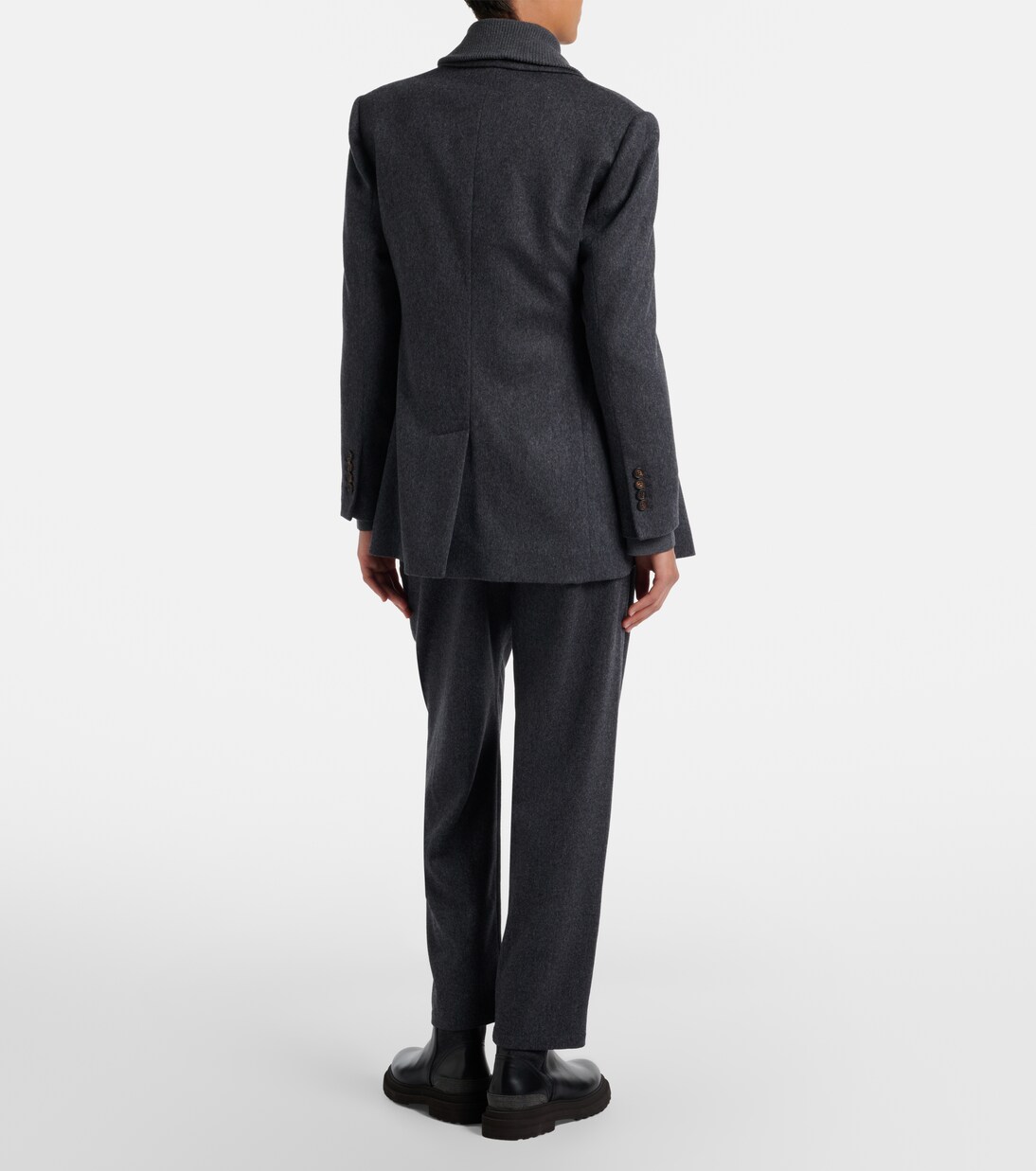 Pantalones rectos de lana | Brunello Cucinelli