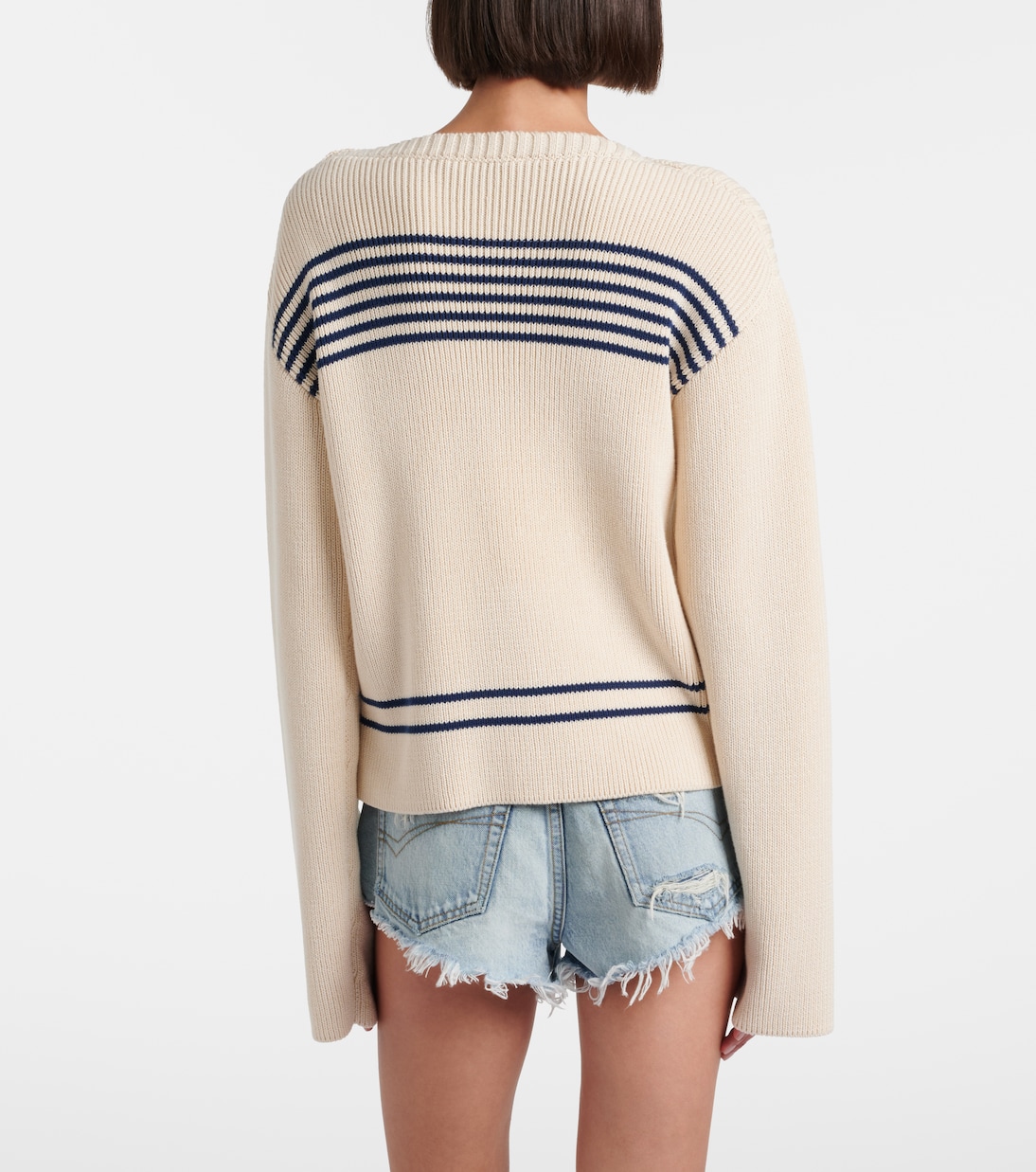 Striped cotton sweater | Balenciaga