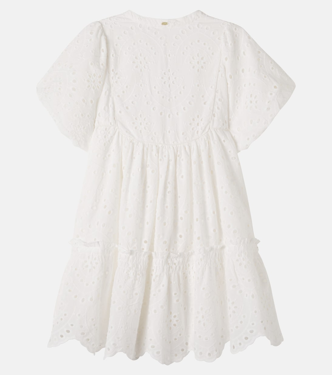 Cruz broderie anglaise cotton dress | Poupette St Barth Kids