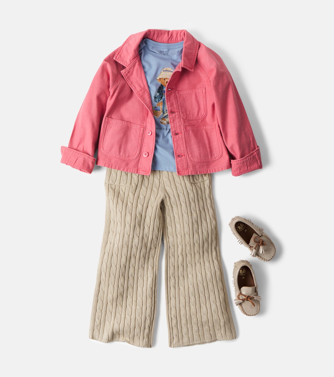 Cable-knit cotton pants | Polo Ralph Lauren Kids