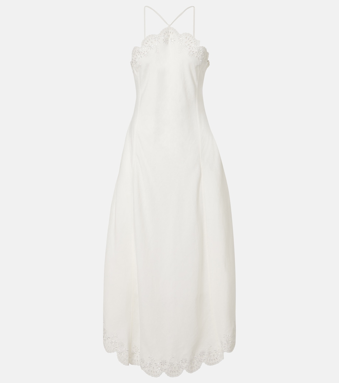 Gillian linen-blend midi dress | Simkhai