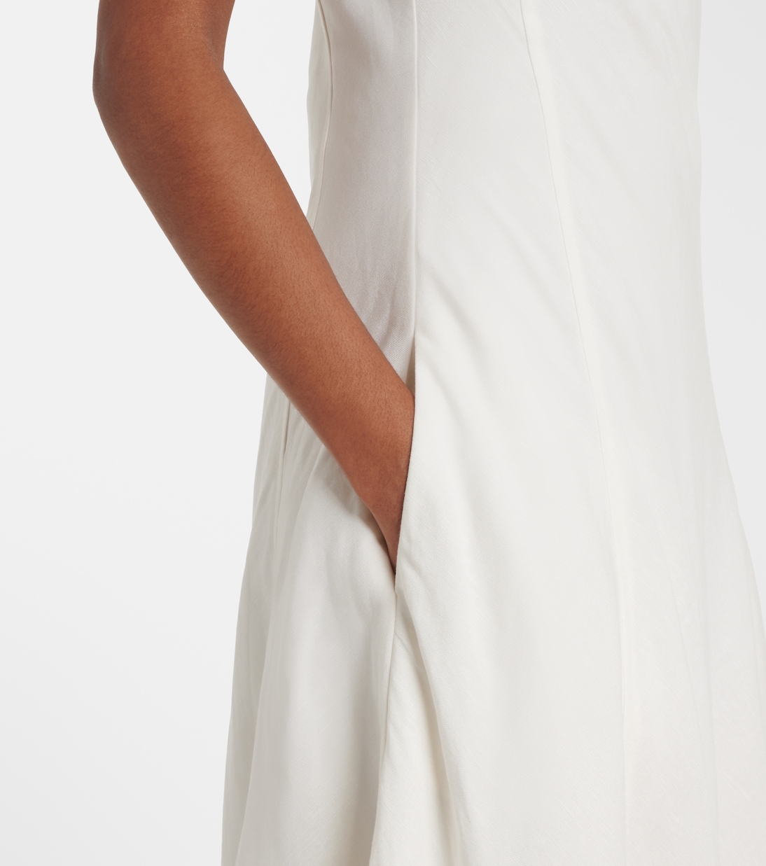 Gillian linen-blend midi dress | Simkhai