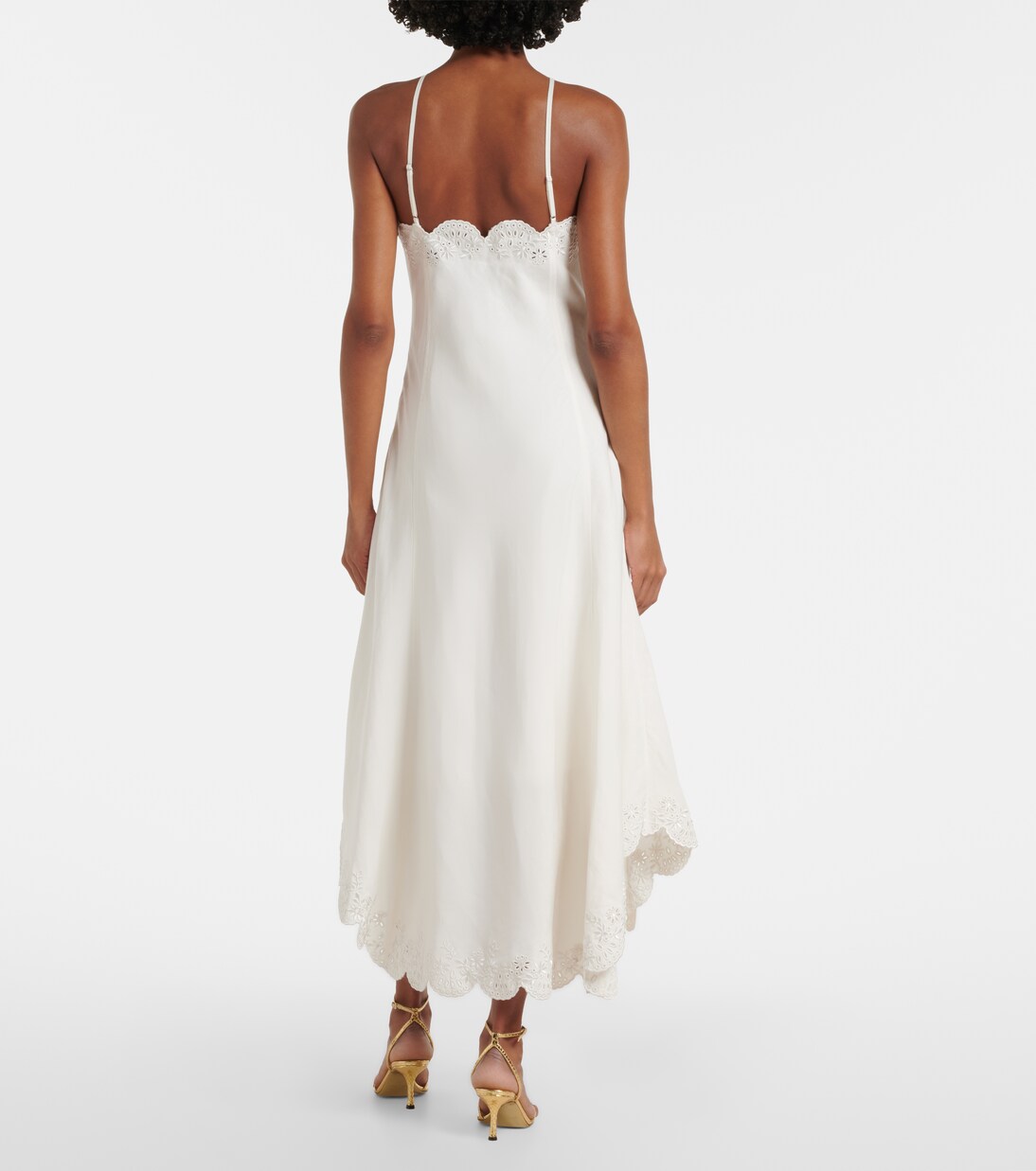 Gillian linen-blend midi dress | Simkhai