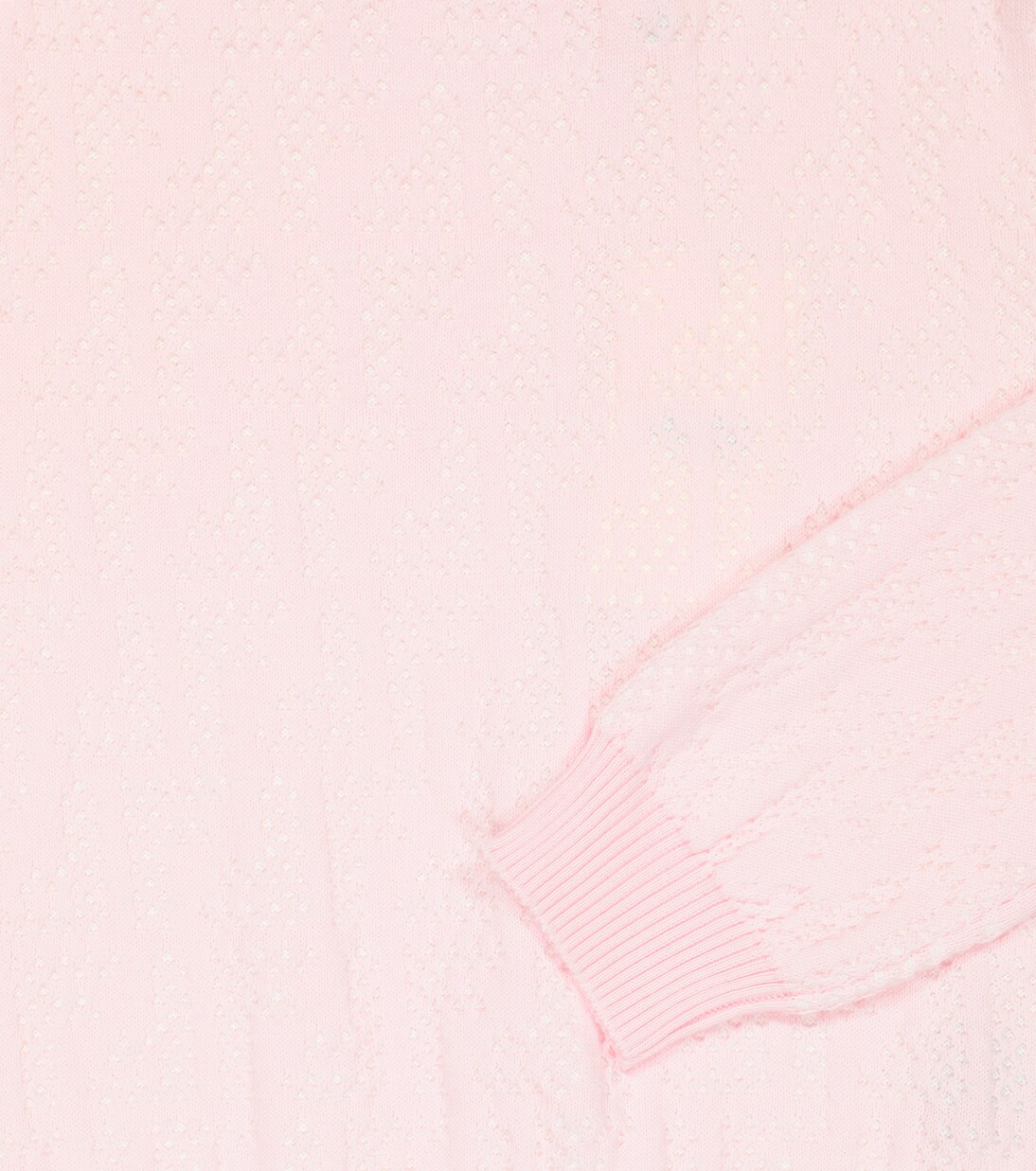 Pointelle cotton sweater | Fendi Kids