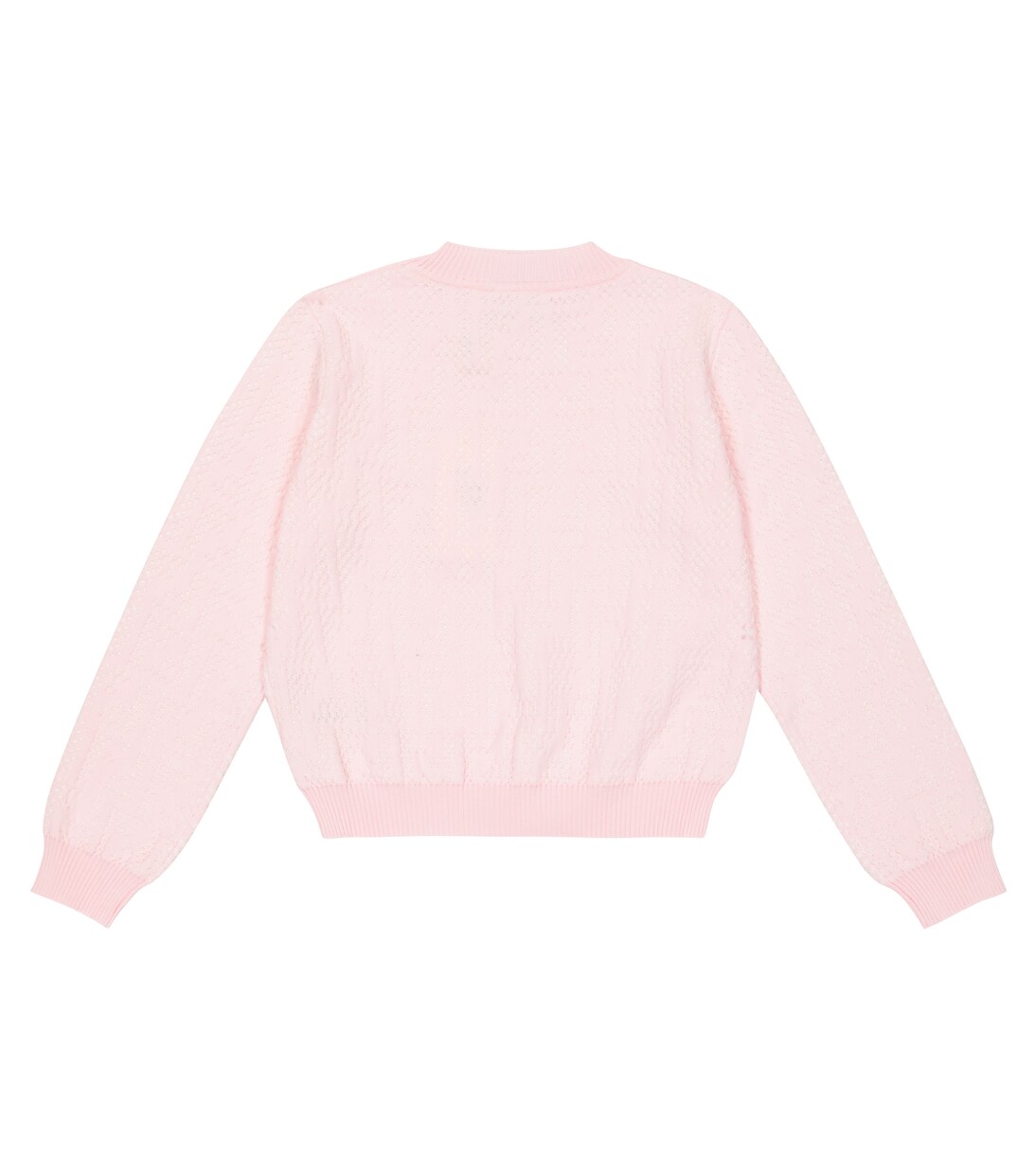 Pointelle cotton sweater | Fendi Kids
