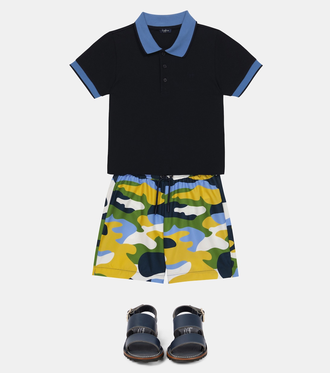Camouflage swim shorts | Il Gufo