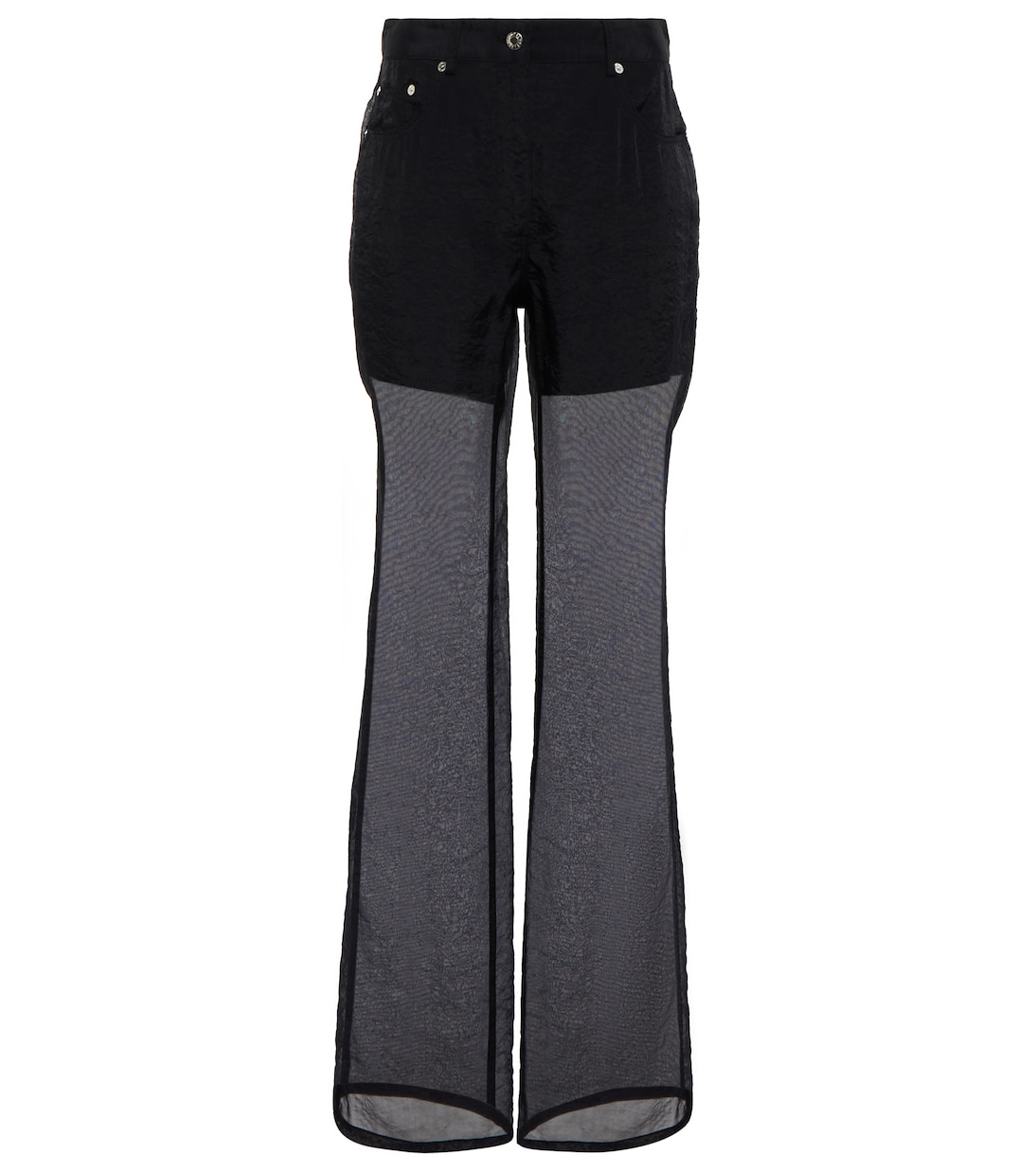 Paneled high-rise bootcut pants | Helmut Lang