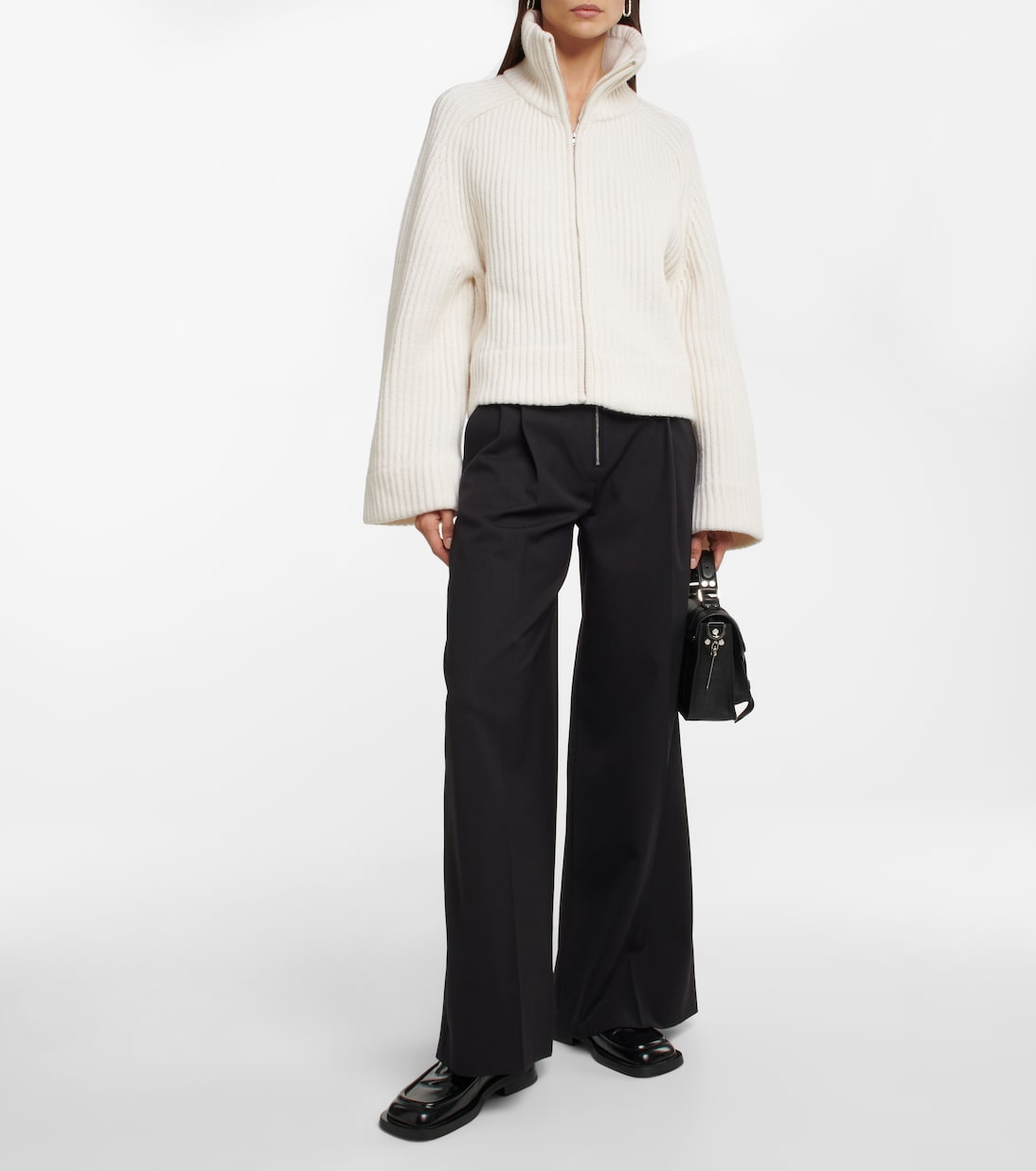 Pantalon ample en laine mélangée | Proenza Schouler
