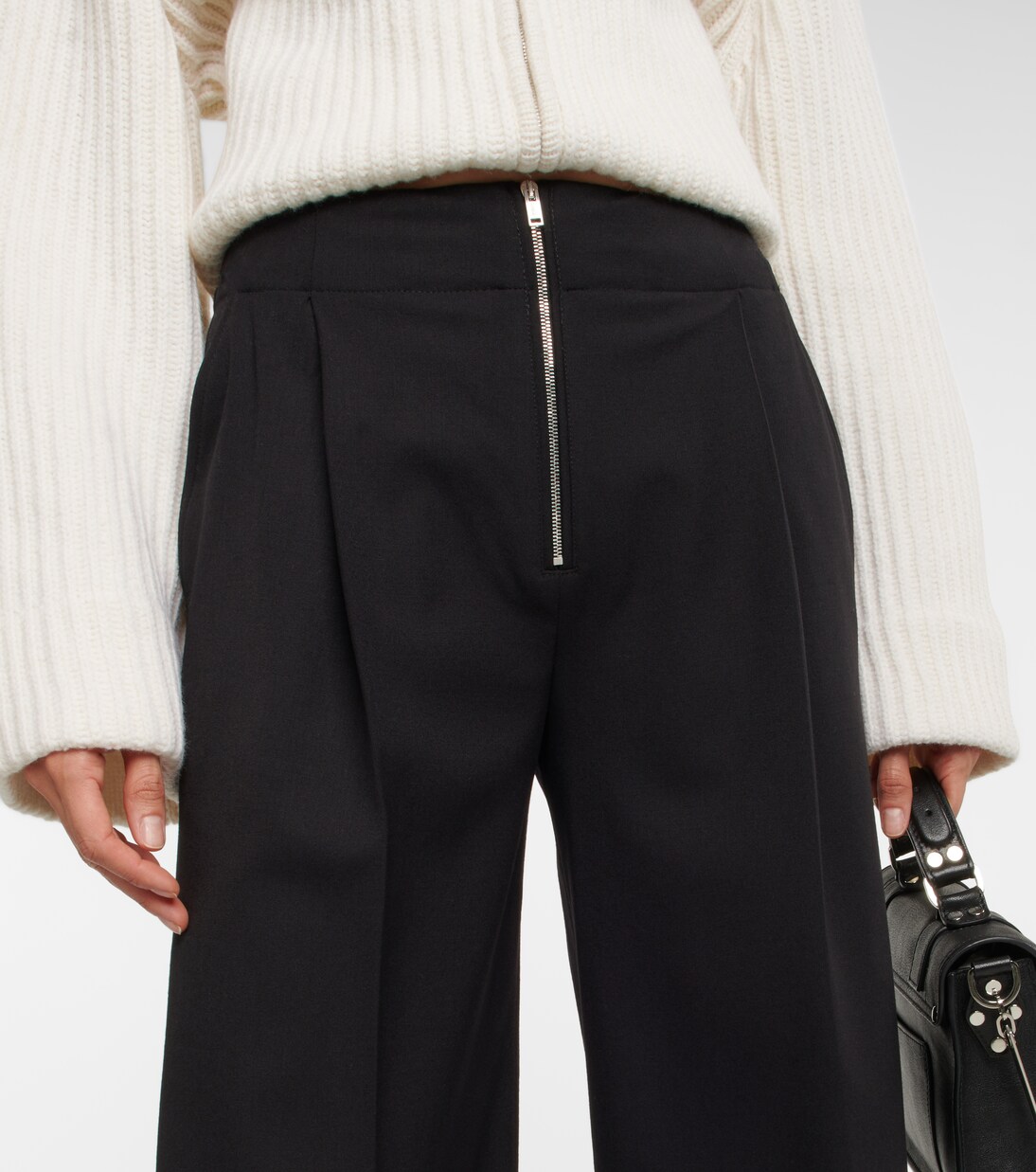 Pantalon ample en laine mélangée | Proenza Schouler