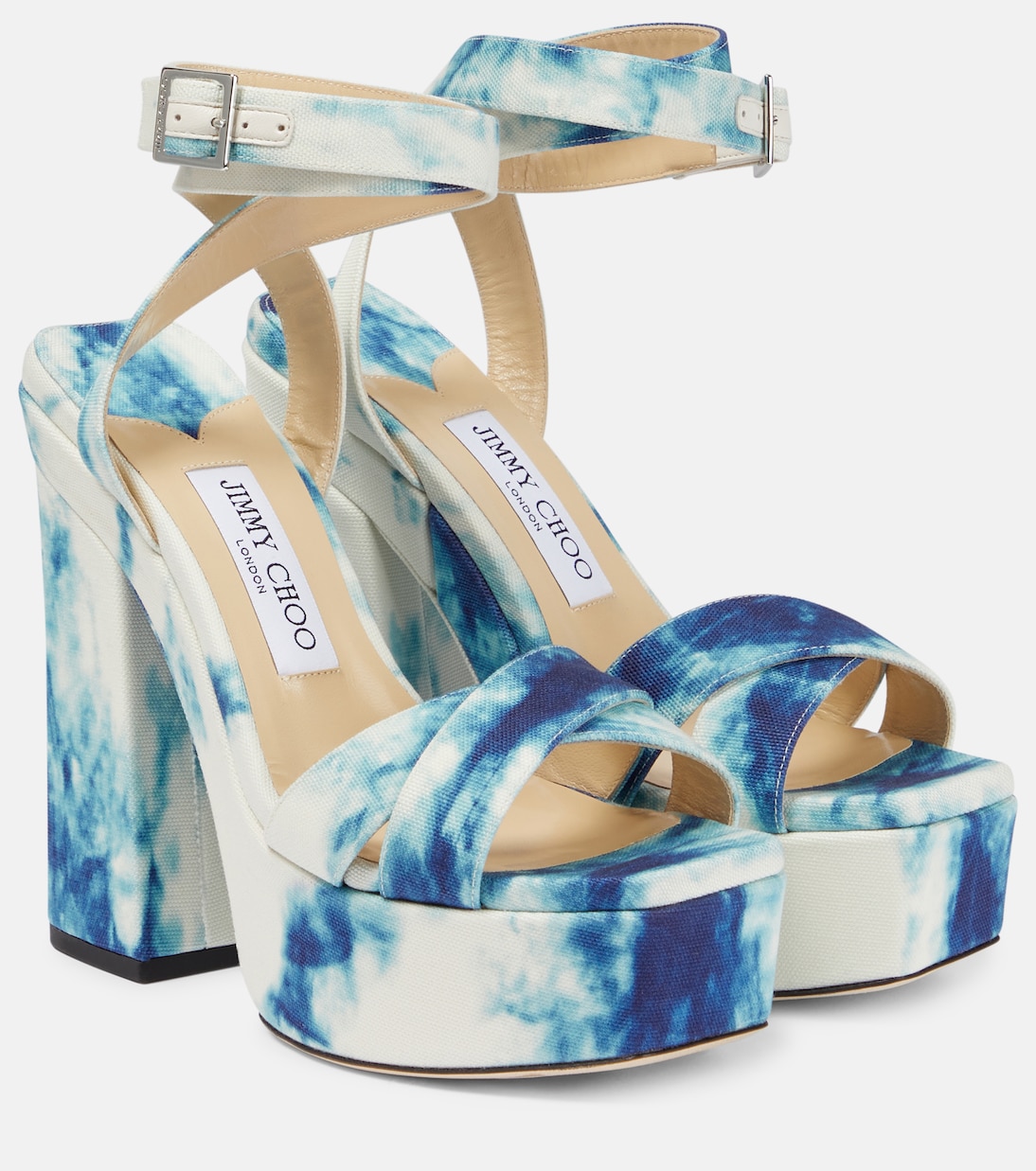 Gaia 140 platform sandals | Jimmy Choo