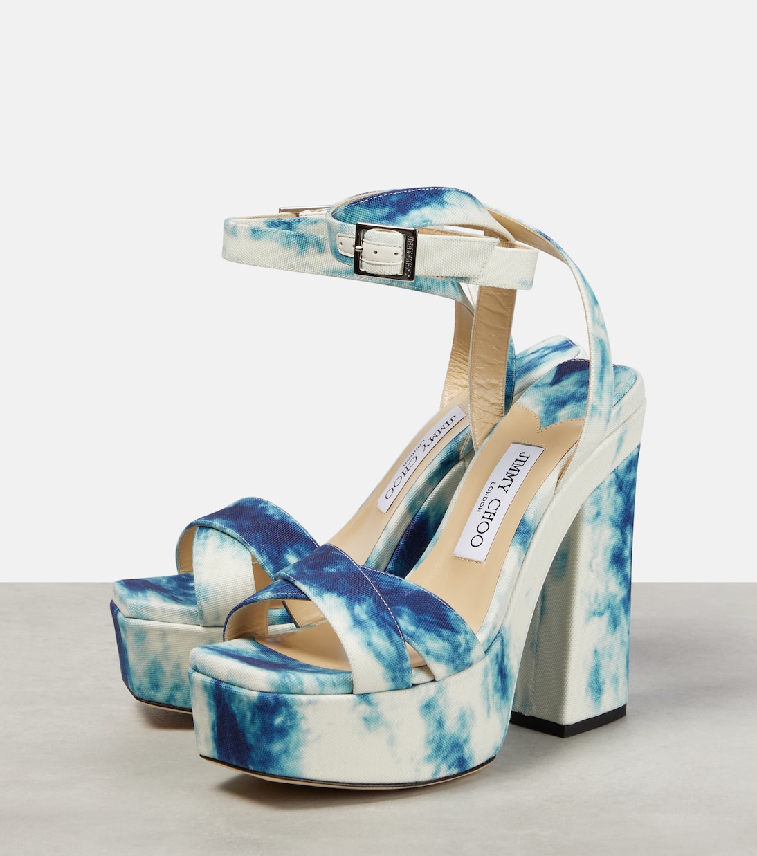 Gaia 140 platform sandals | Jimmy Choo