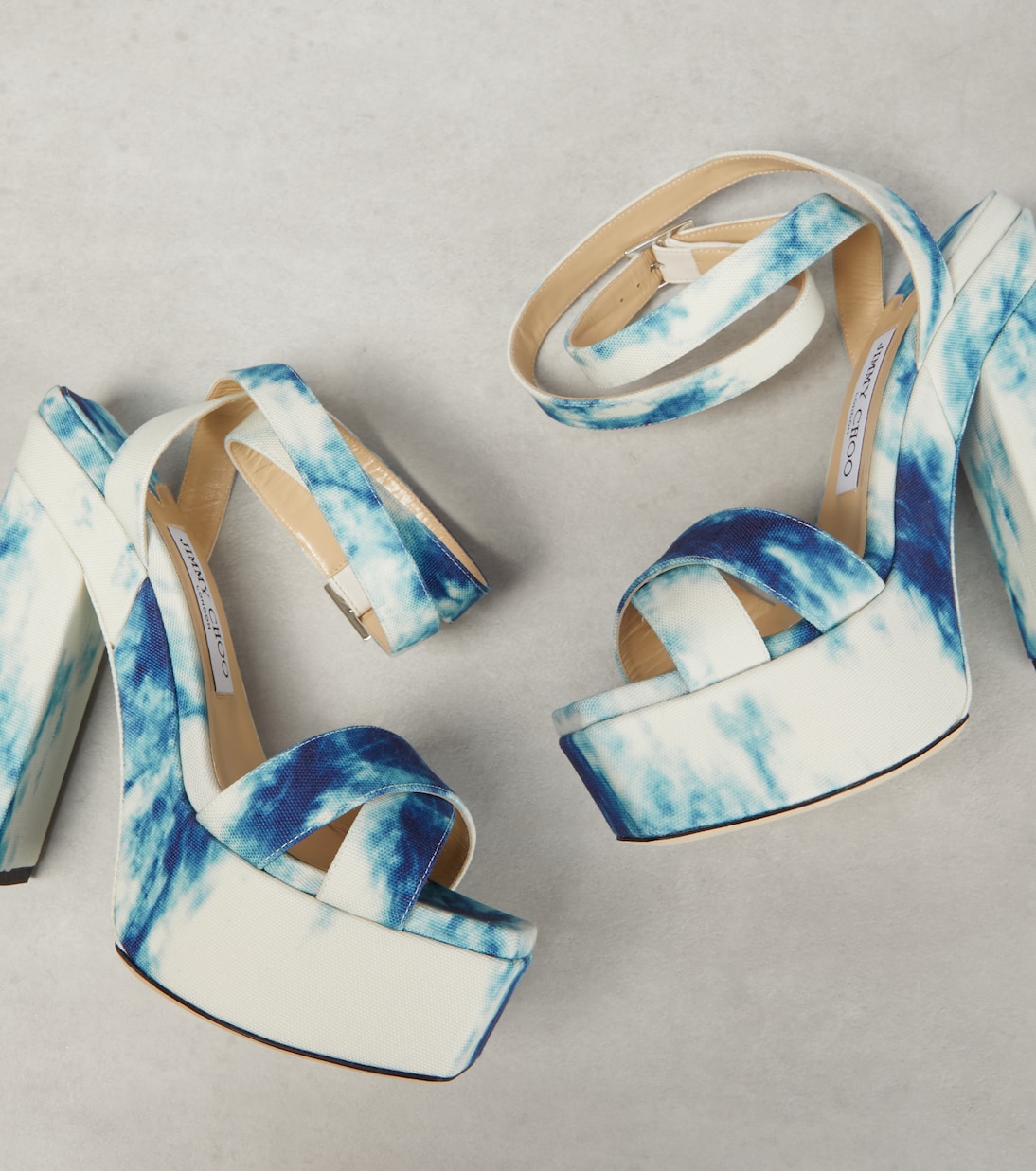 Gaia 140 platform sandals | Jimmy Choo