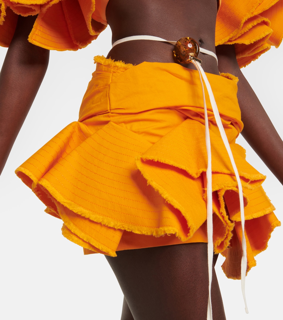 Minirock La Jupe Artichaut aus Baumwolle | Jacquemus