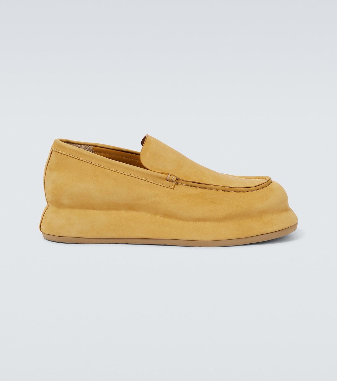Les Mocasins Bricciola suede platform loafers | Jacquemus