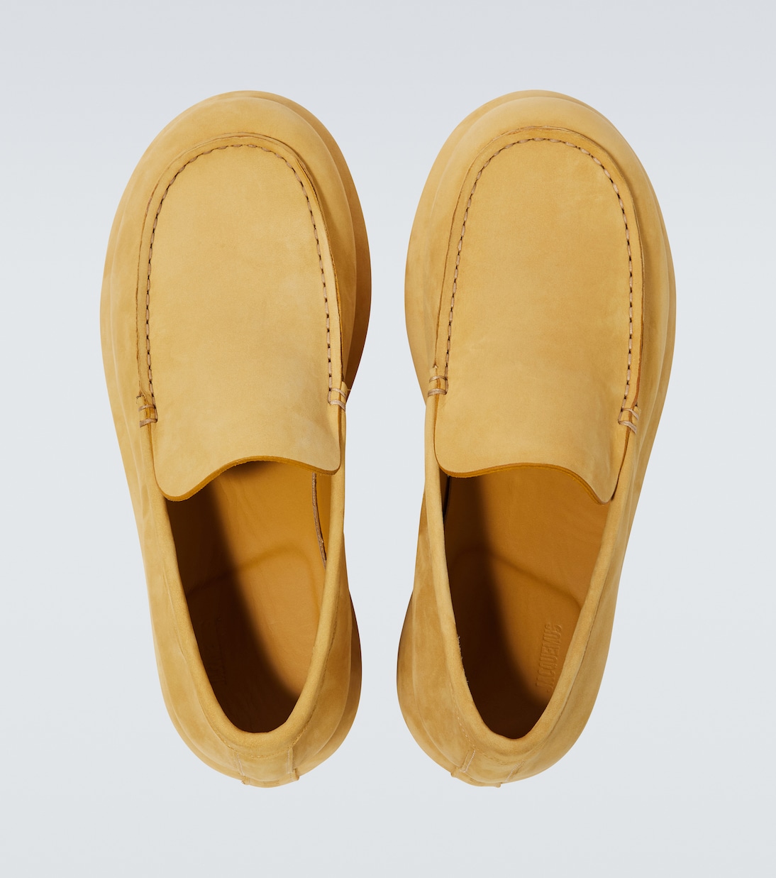 Les Mocasins Bricciola suede platform loafers | Jacquemus