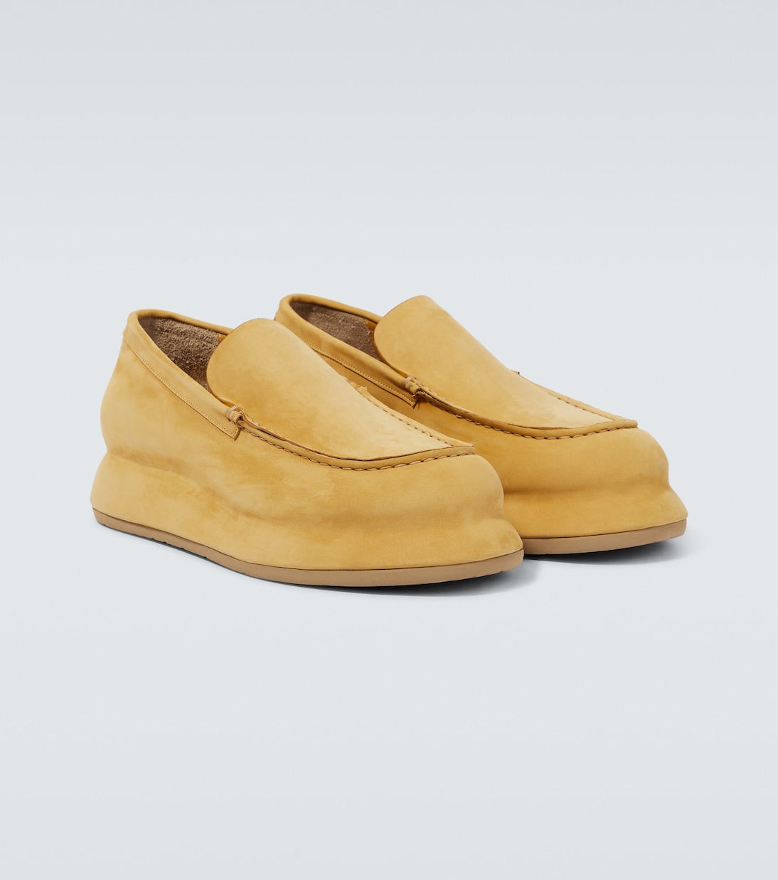 Les Mocasins Bricciola suede platform loafers | Jacquemus