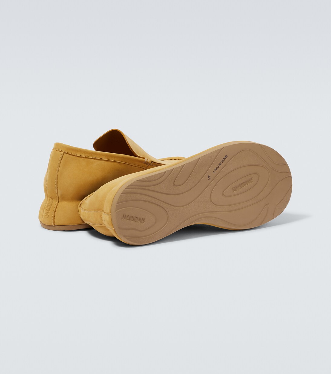 Les Mocasins Bricciola suede platform loafers | Jacquemus