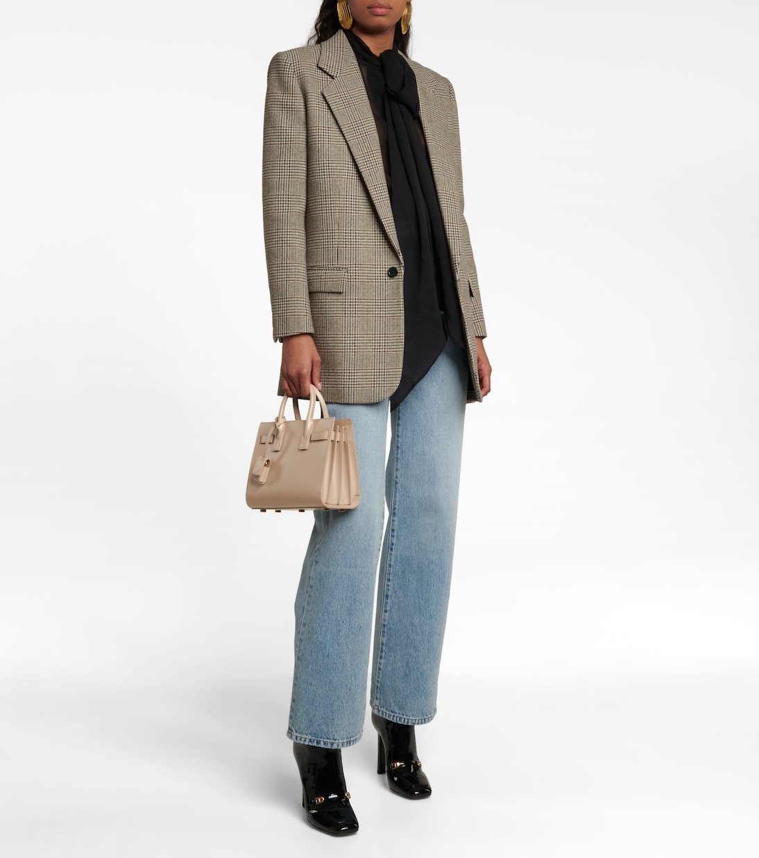 Sac De Jour Nano leather tote bag | Saint Laurent