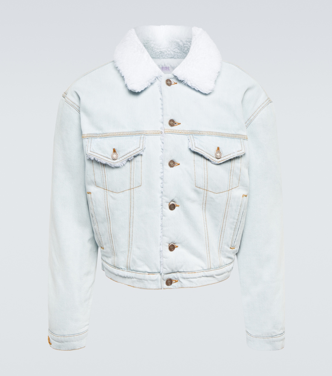 Jeansjacke mit Teddyfleece | ERL