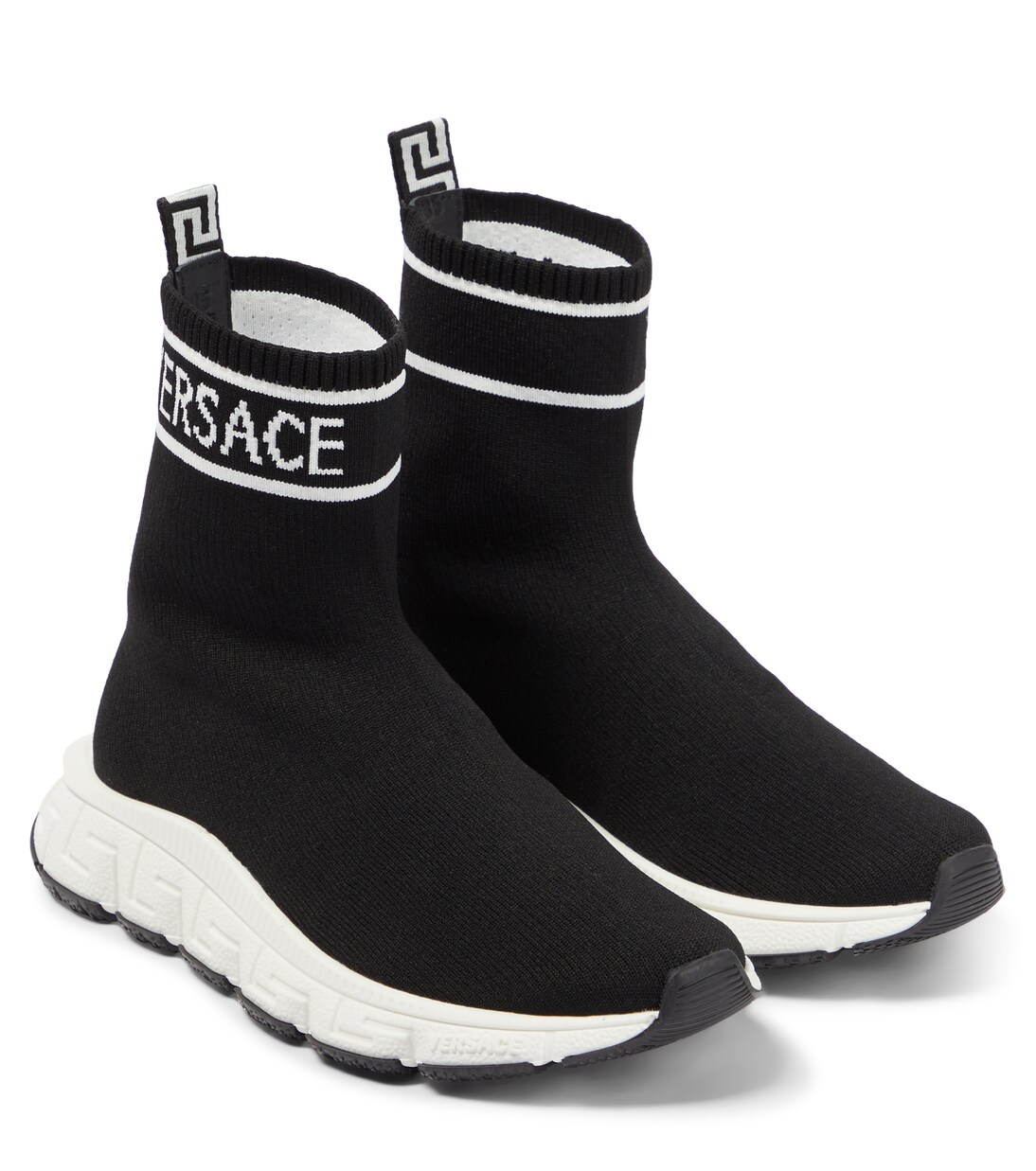 Logo sock sneakers | Versace Kids