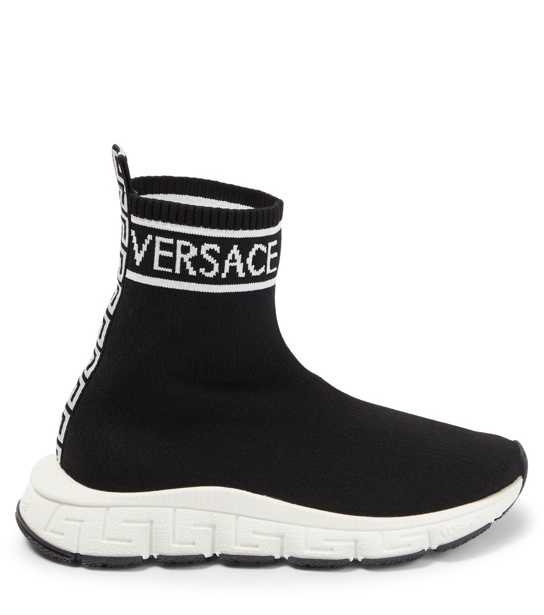 Logo sock sneakers | Versace Kids