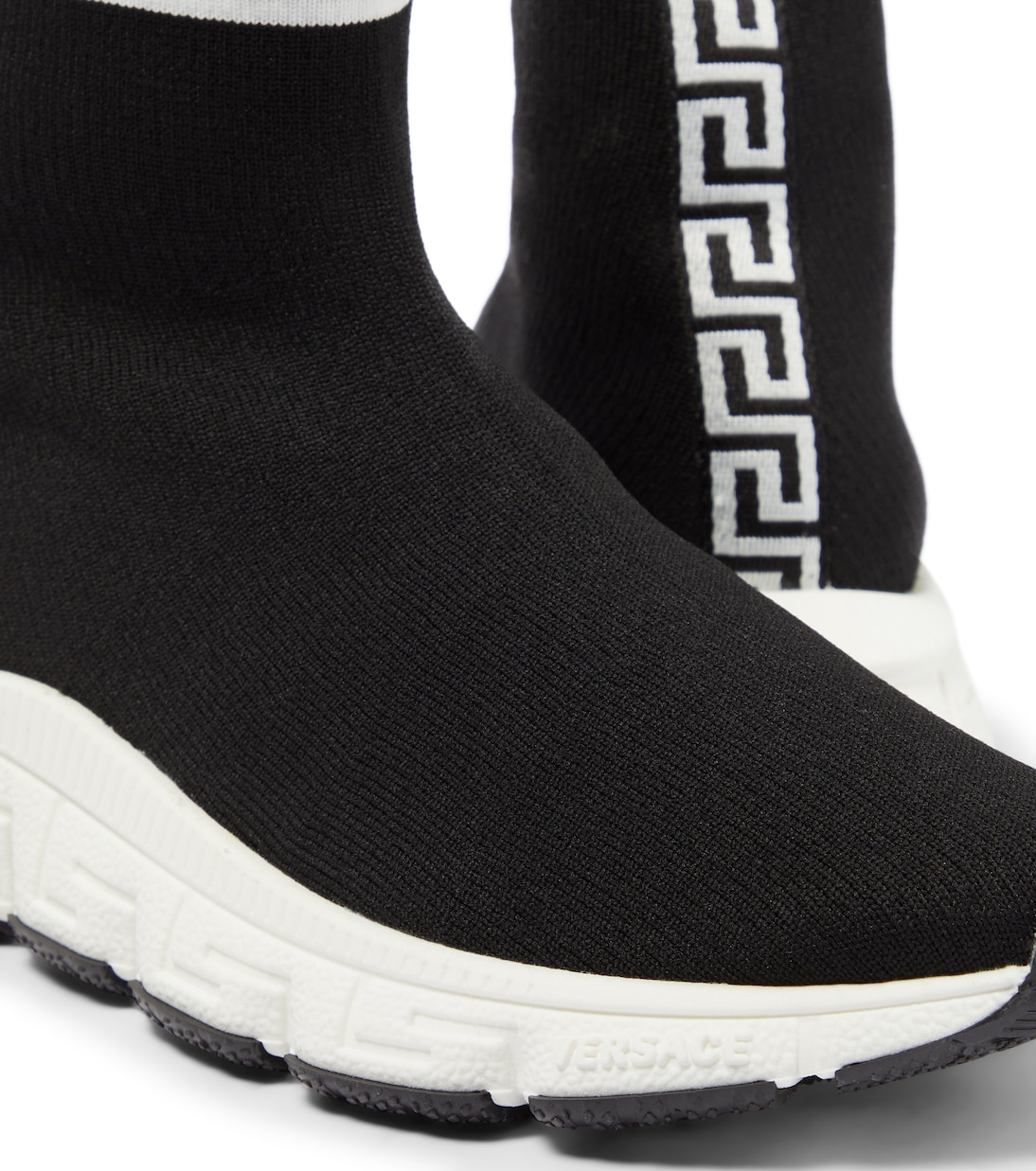 Logo sock sneakers | Versace Kids