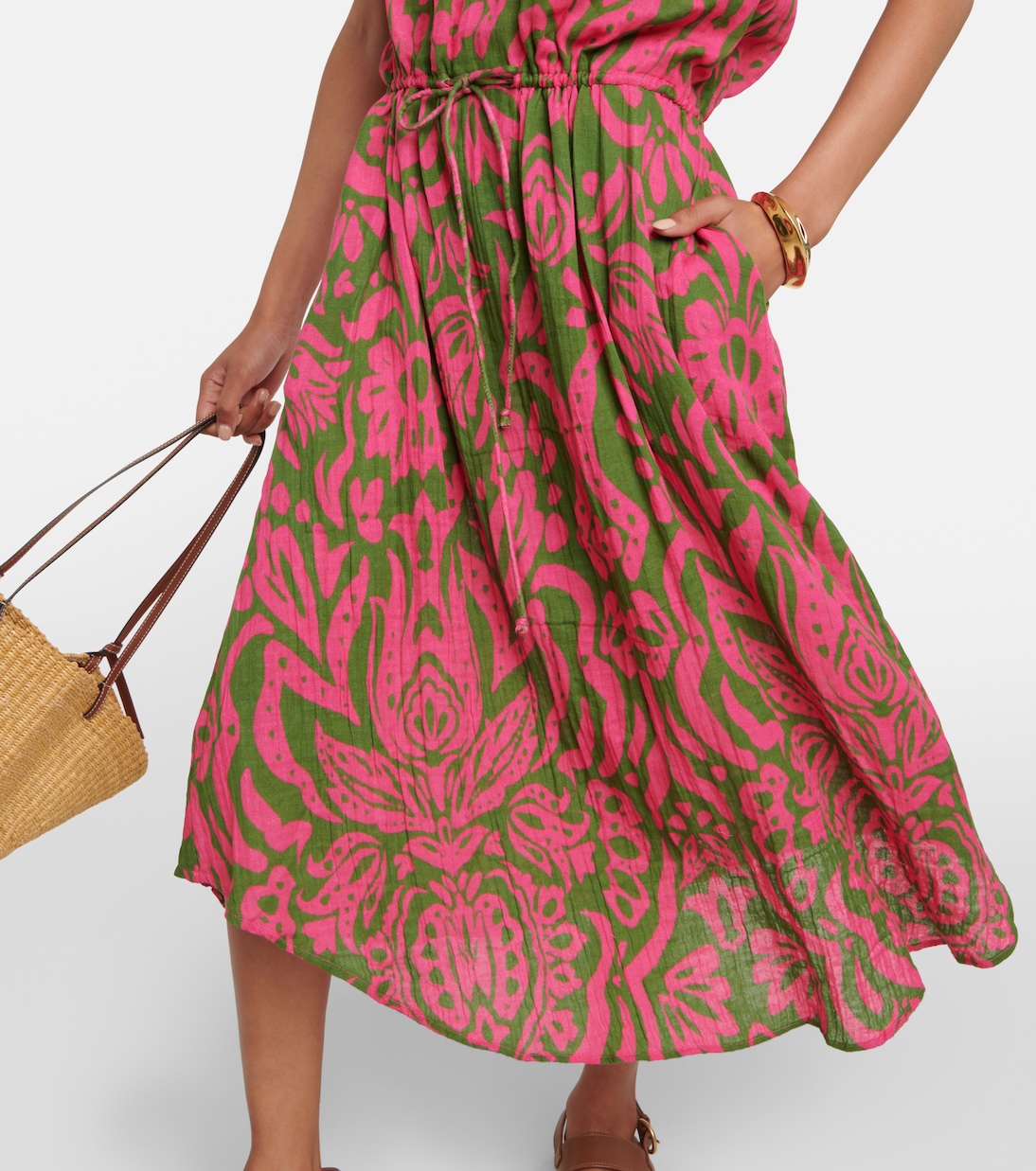 Midikleid Sasha aus Baumwoll-Gaze | Velvet