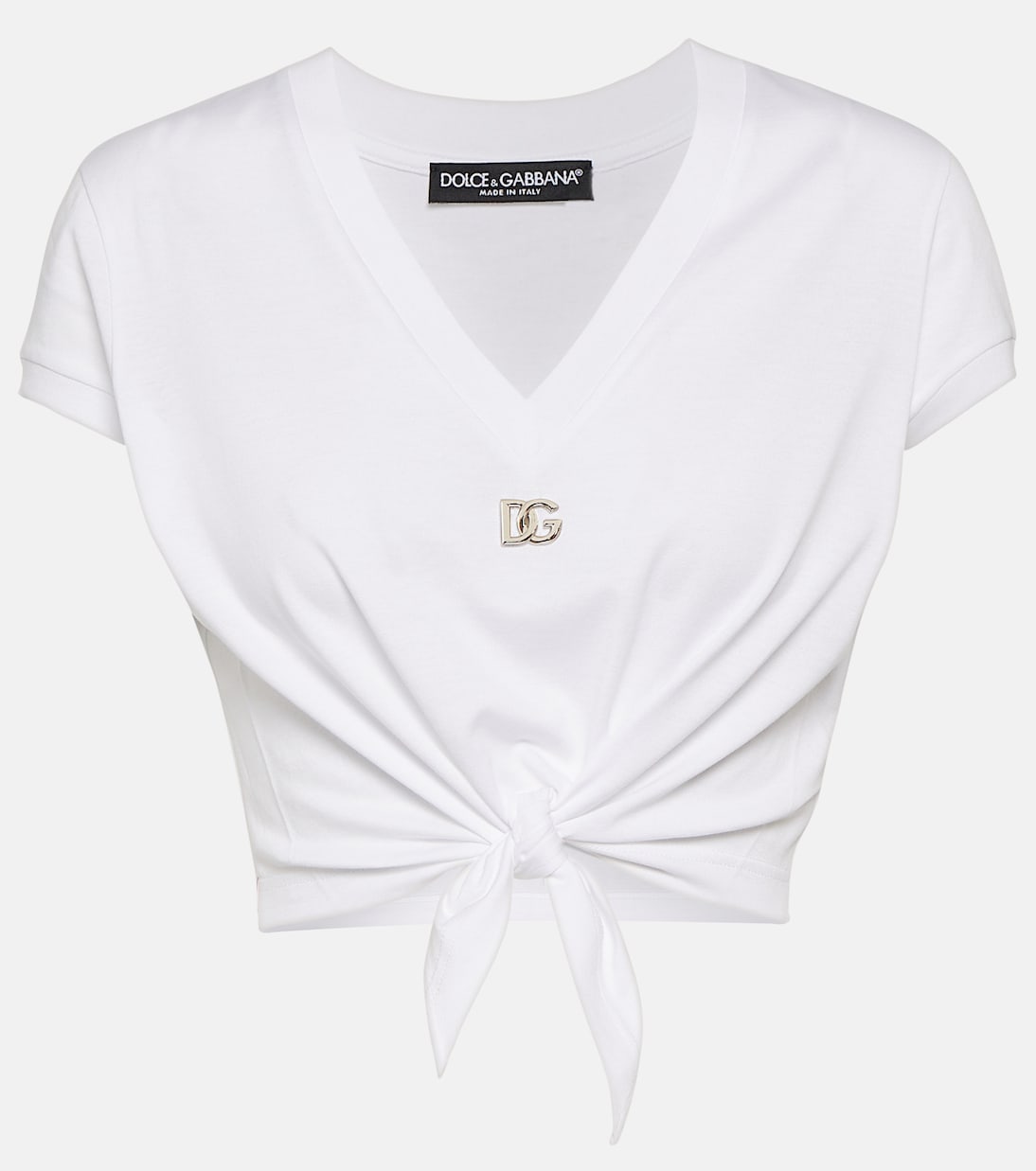 DG knot cotton jersey T-shirt | Dolce&Gabbana