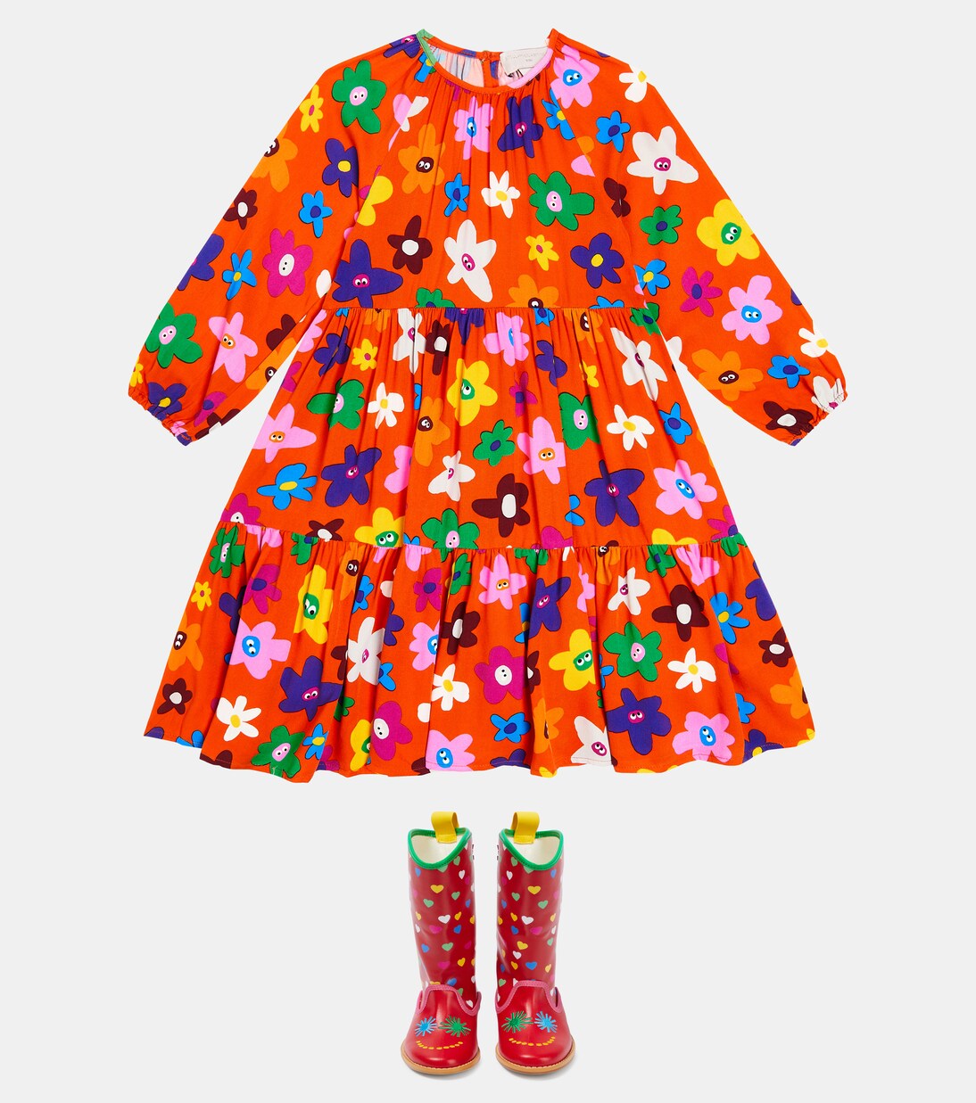 Floral jersey dress | Stella McCartney Kids