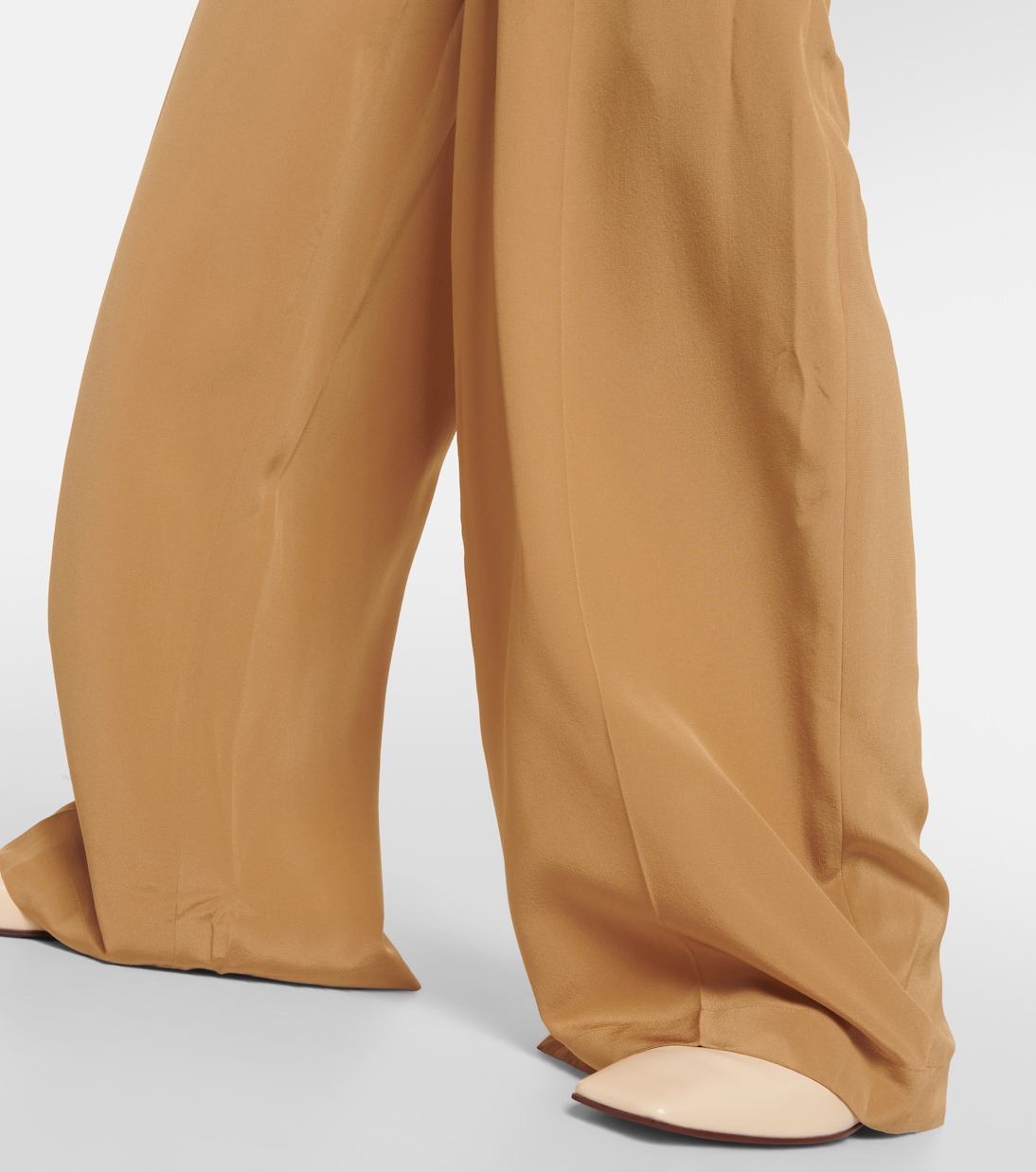 Pantalon ample Soie Hulin en crêpe de soie | Joseph