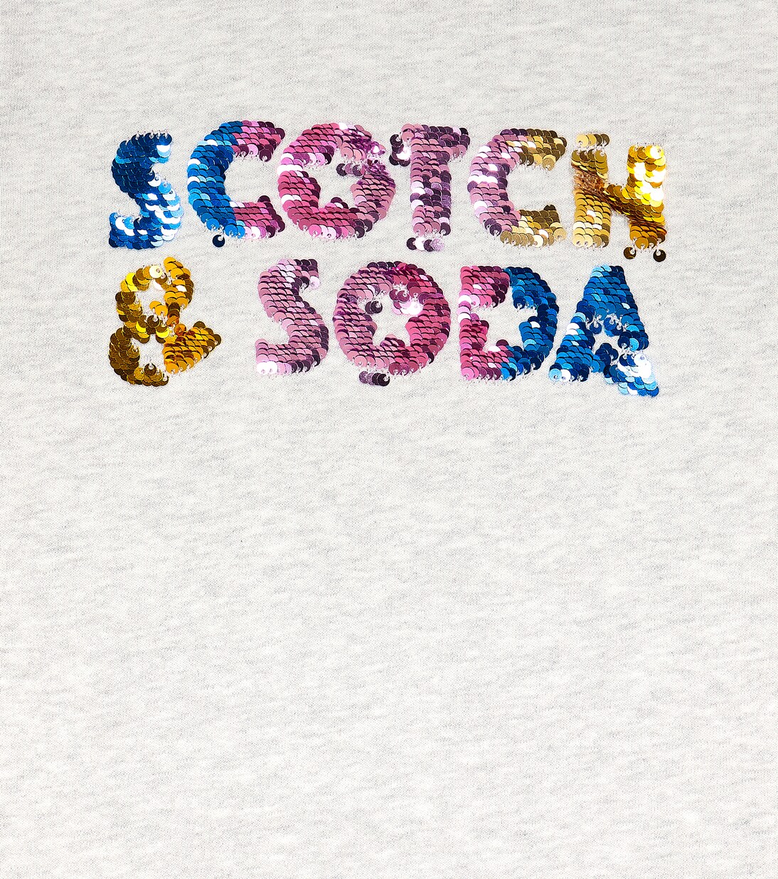 Sequined cotton jersey sweatshirt | Scotch & Soda Kids