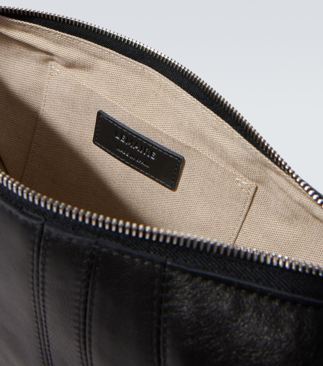 Croissant Small leather shoulder bag | Lemaire